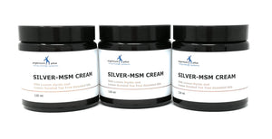 Silver-MSM Cream with Lemon Myrtle (4 size options)