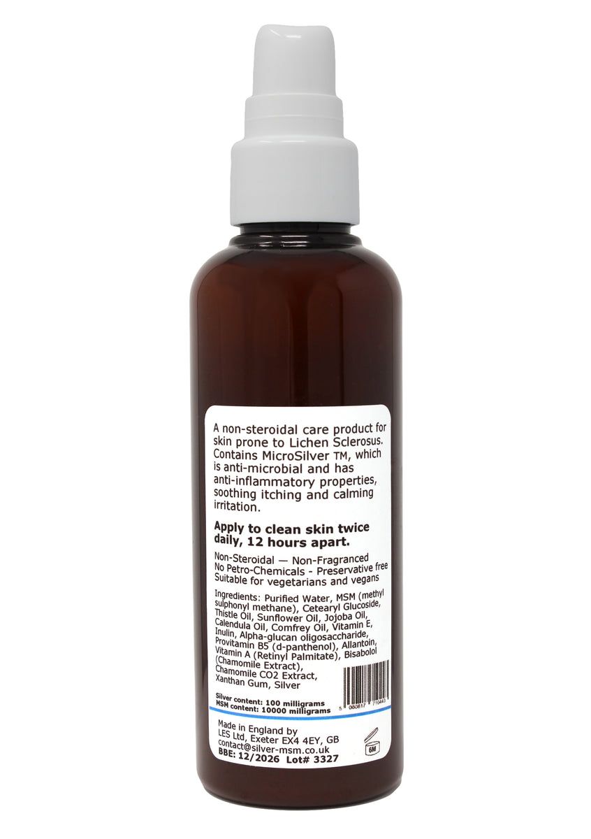 SilverMSM Lichen Sclerosus Cream (2 size options)
