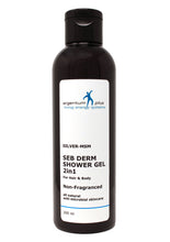 Load image into Gallery viewer, Silver-MSM Seb Derm Shower Gel 2in1 Non-Fragranced | For skin prone to seborrheic dermatitis (2 size options)