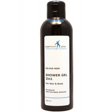 Load image into Gallery viewer, Silver-MSM Shower Gel 2-in-1 (Hair and Body) (2 size options)
