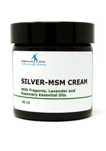 Load image into Gallery viewer, Silver-MSM Cream with Fragonia, Lavender and Rosemary (3 size options)