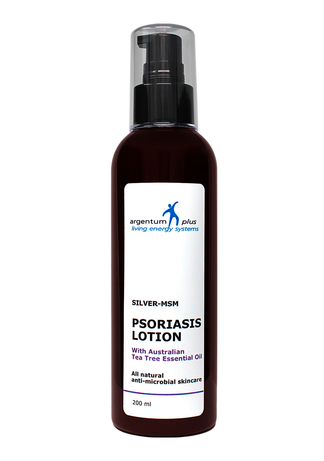 Silver-MSM Psoriasis Lotion with Australian Tea Tree (2 size options)