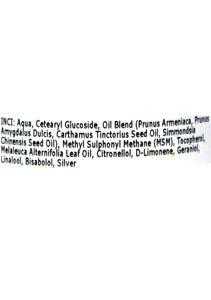 Silver-MSM Cream with Australian Wild Crafted Tea Tree (3 size options)