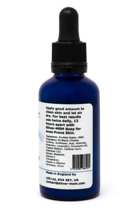 Silver-MSM Serum for Acne Prone Skin Triple Strength (2 size options)