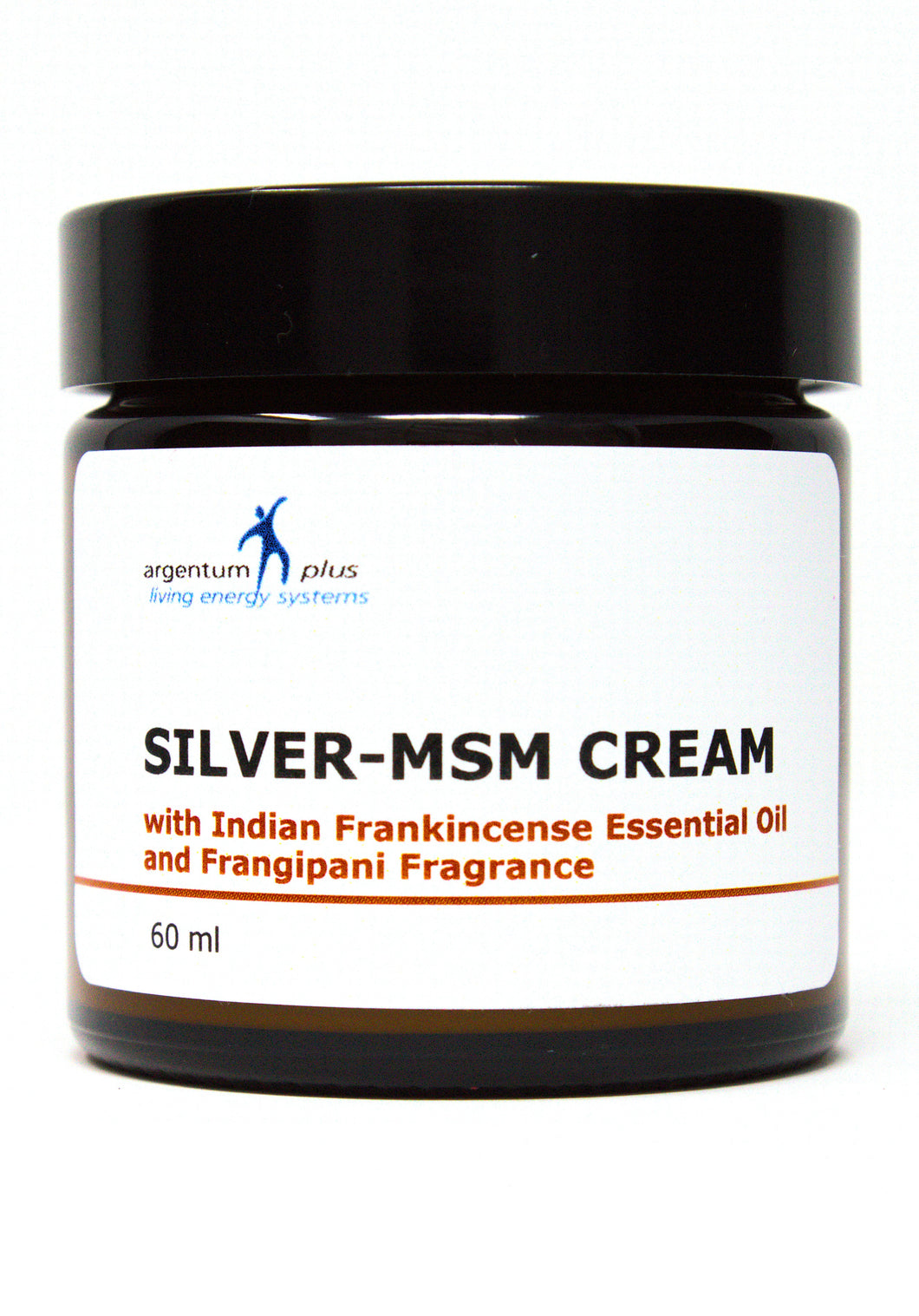 Silver-MSM Cream with Indian Frankincense Essential Oil and natural Frangipani fragrance (2 size options))