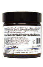 Load image into Gallery viewer, Silver-MSM Cream with Lavender, Fragonia and Rosemary Essential Oils (2 Size Options)
