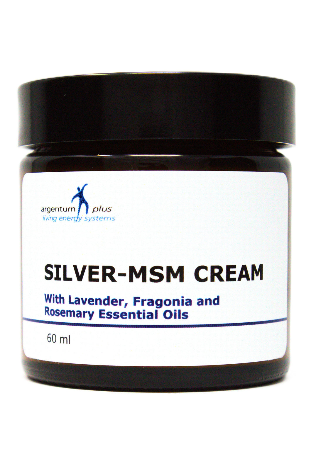 Silver-MSM Cream with Lavender, Fragonia and Rosemary Essential Oils (2 Size Options)