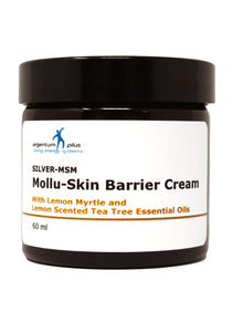Silver-MSM Mollu-Skin Barrier Cream with Lemon Myrtle (2 size options)