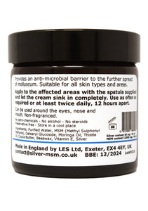 Silver-MSM Mollu-Skin Barrier Cream Non-Fragranced (2 size options)