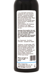 Silver-MSM Psoriasis Scalp Conditioner Non-Fragranced (2 size options)