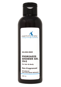 Silver-MSM Psoriasis Shower Gel 2in1 Non-Fragranced (2 size options)