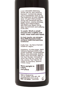 Silver-MSM Seb Derm Shower Gel and Body Wash with Australian Tea Tree (2 size options)