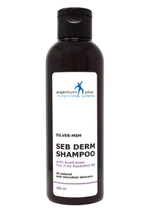 Silver-MSM Seb Derm Shampoo with Australian Tea Tree (2 size options)