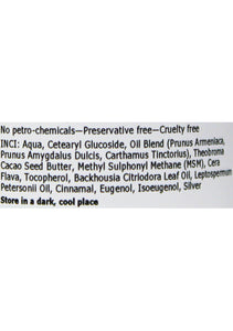 Silver-MSM Cream with Lemon Myrtle and Lemon Scented Tea Tree Essential Oils (4 size options)