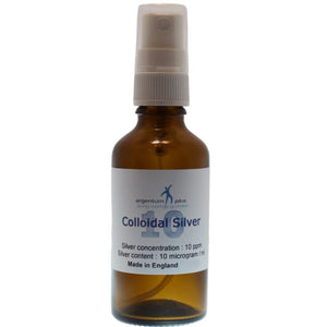 argentum plus Colloidal Silver 10ppm (50ml) (2 dispenser options)