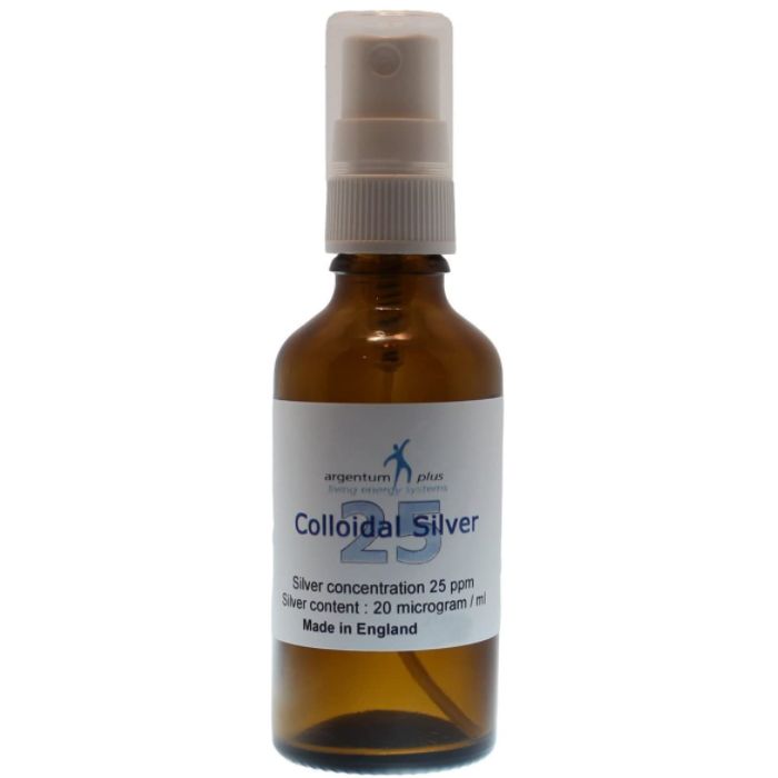 argentum plus Colloidal Silver 25ppm (50ml) (2 dispenser options)