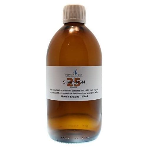 argentum plus Silver-MSM Liquid 25ppm (2 size options)